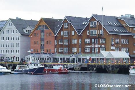 Postcard Tromso waterfront