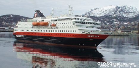 Postcard Hurtigruten new ship