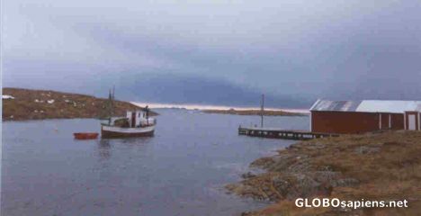 Postcard Donna Island, Norway
