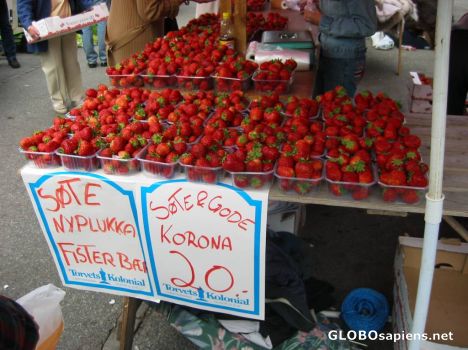 Postcard Strawberries for sale