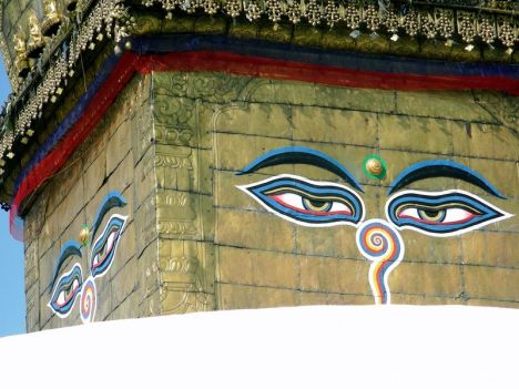 Postcard Swayambhunath Stupa 2