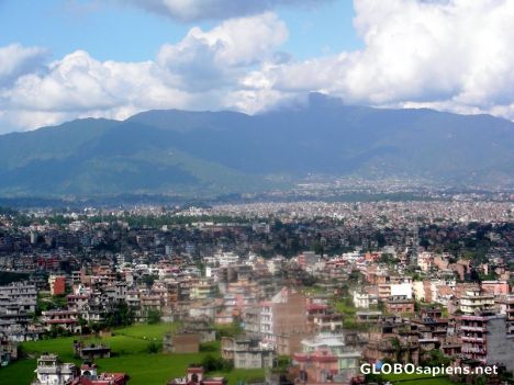 Postcard View over Kathmandu 1
