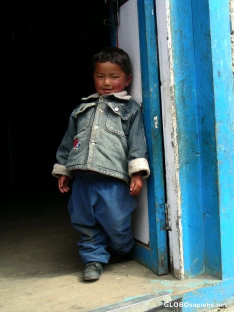 Postcard cute Nepali Boy