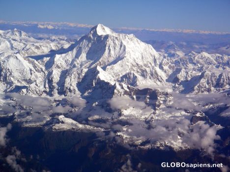 Postcard View over the Himalayas
