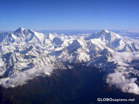 Postcard Views over the Himalayas