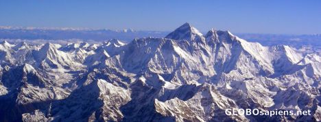 Postcard View of Mount Everest