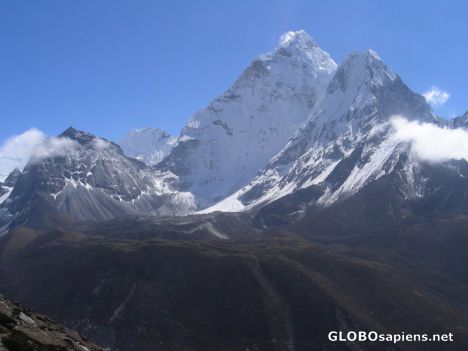 Postcard Ama Dablam view from the North