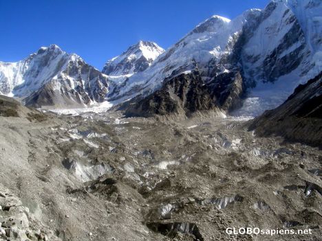 Postcard Khumbu glacier 2