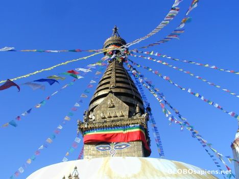 Postcard Swayambhunath Temple