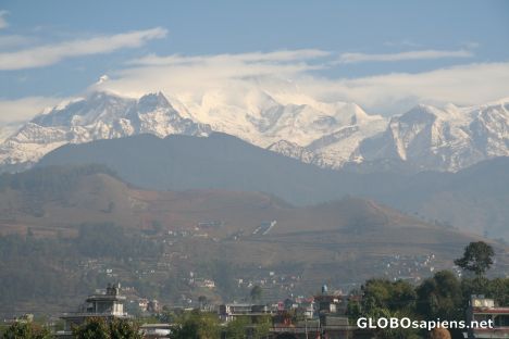 Postcard View of the Annapurna range