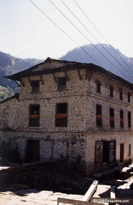 Postcard House in Ghasa in the Kali Gandaki valley
