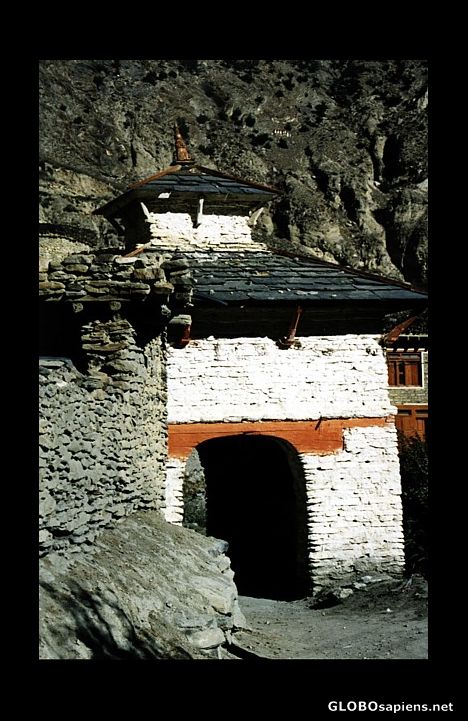 Postcard Kali Gandaki Village Gate