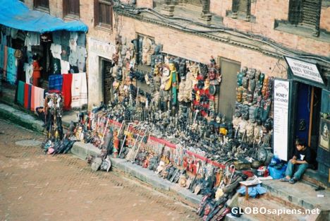 Postcard Masks in Bhaktapur