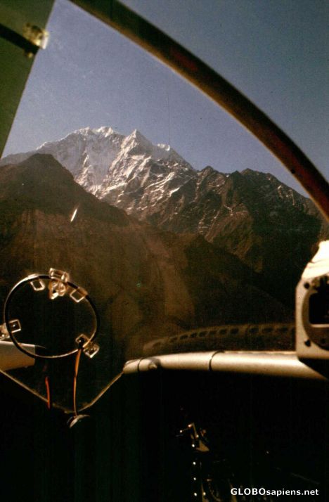 Postcard Flight over Himalaya