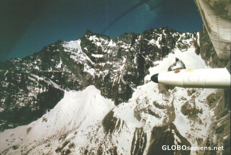 Postcard Flight over Langtang-Himal