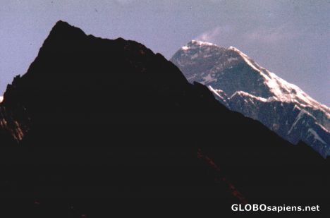 Postcard Himalaya, Mt. Everest 8.848 m