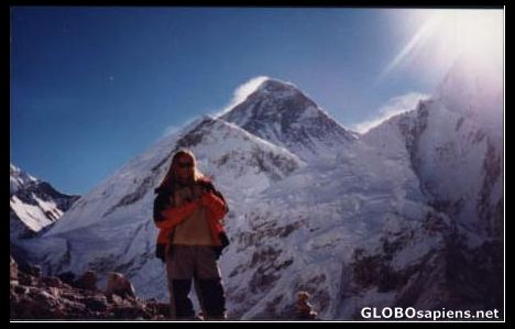 Postcard Mount Everest from Kala Patar