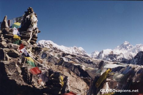 Postcard Everest from Goykyo Ri
