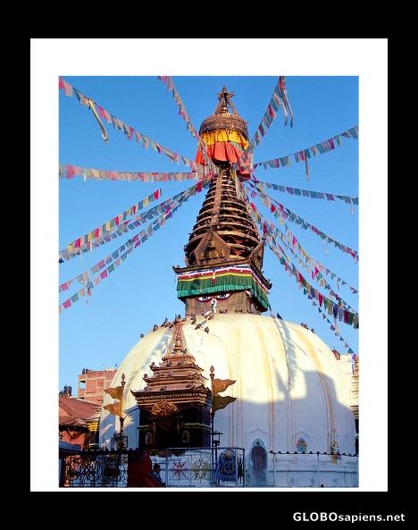 Postcard Swayambhunath, Nepal