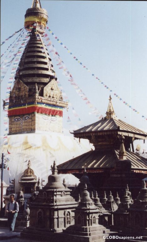 Postcard Buddhist Stupa
