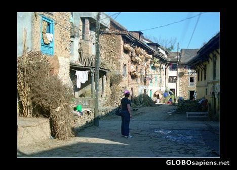Postcard Chobar village, Nepal