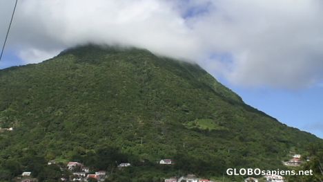 Postcard Mt Scenery - the highest peak on Saba