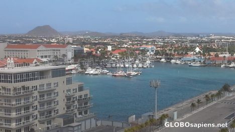 Postcard Marina on Aruba