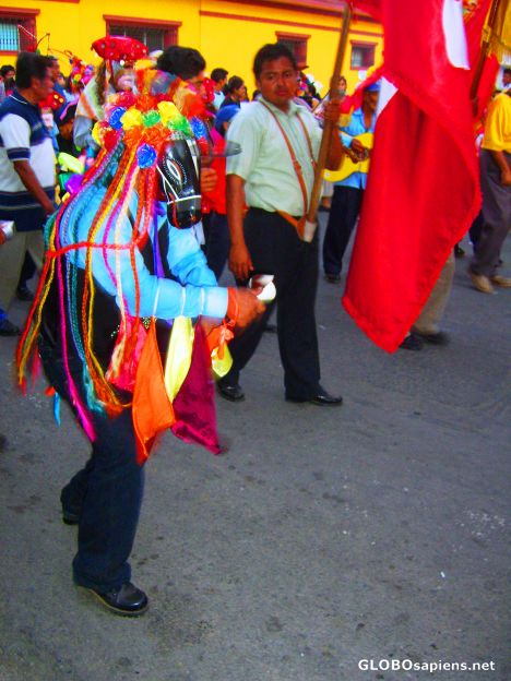 Postcard Masks of San Sabastian Celebration