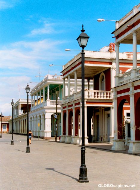 Postcard Granada - main square