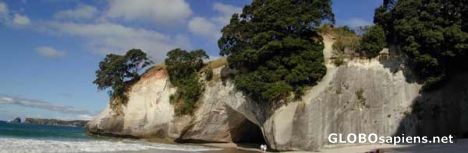 Postcard Cathedral Cove