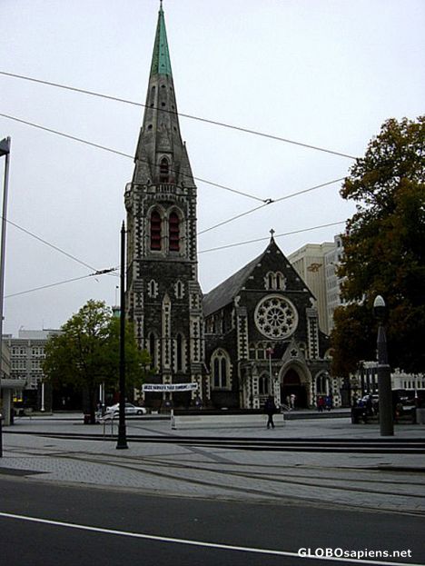 Postcard Christchurch Cathedral
