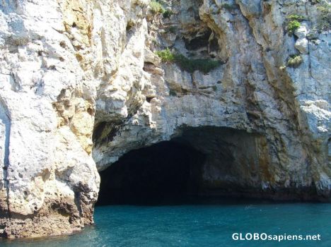 Postcard entrance to rikoriko cave
