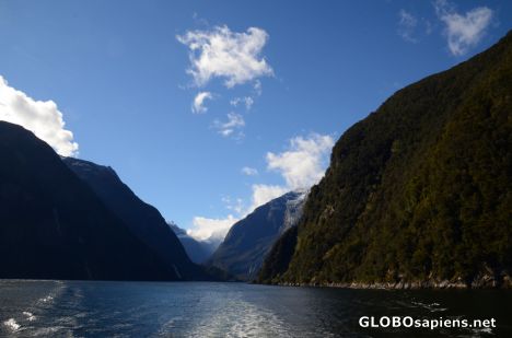 Postcard Milford Sound (NZ) - not a sound, a fjord