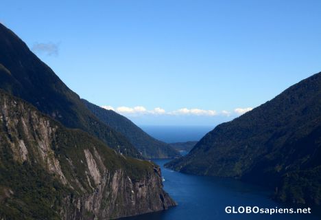 Postcard Southern Alps (NZ) - another fjord