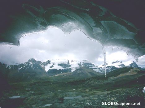 Postcard View from Pastoruri Ice Cave