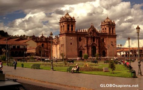 Postcard Cathedral Cuzco
