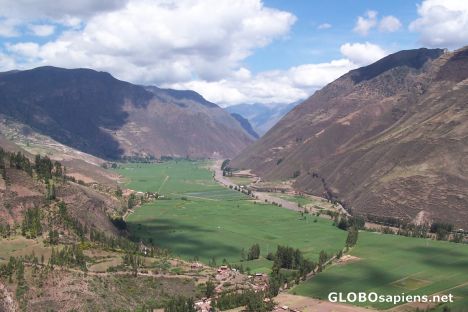 Postcard valle sagrado de los incas