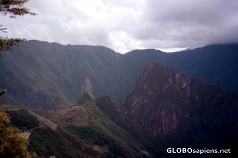 Postcard Inka Trail-1st sighting of Machu Picchu