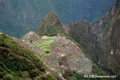 Postcard Inka Trail-Machu Picchu from Sun Gate