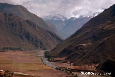Postcard View through the Inka Sacred Valley