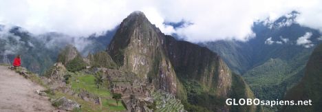 Postcard Panoramica Machu Pichu