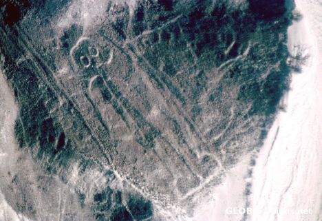 Postcard Lineas de Nazca - Astronaut