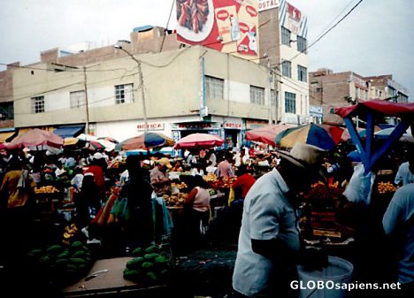 Postcard Chiclayo Market