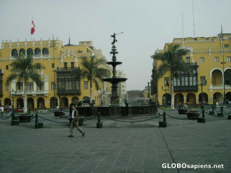 Postcard Central Lima