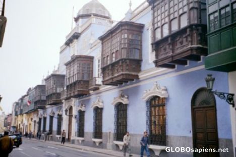 Postcard Colonial Balconies