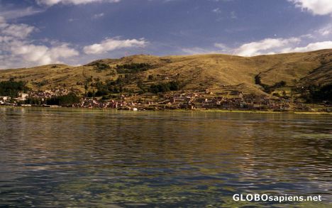 Postcard Puno for Lake Titicaca