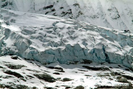 Postcard Chacraraju glacier