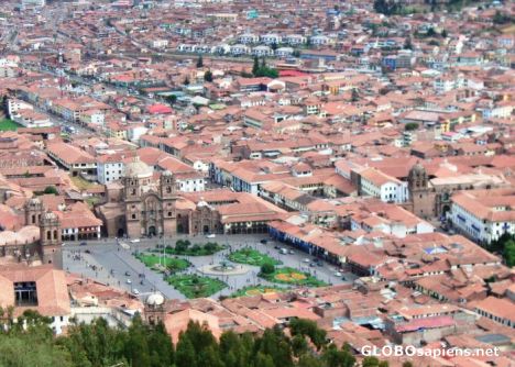 Postcard cusco city centre