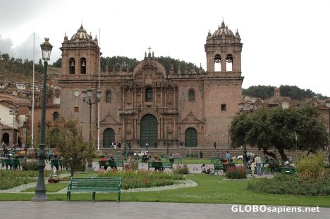 Postcard Plaza de Armas at Cusco