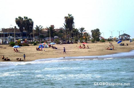 Postcard Huanchaco beach